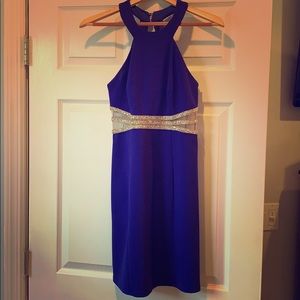 sachin and babi light blue dress Terani Couture Clearance main image 0